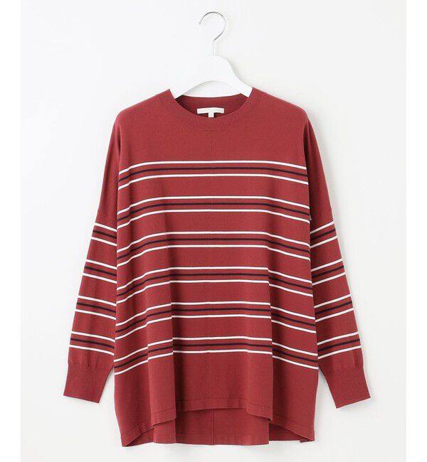 自由区「【WEB限定カラーあり】レーヨンストレッチ ニットT」|ニット・セーター|