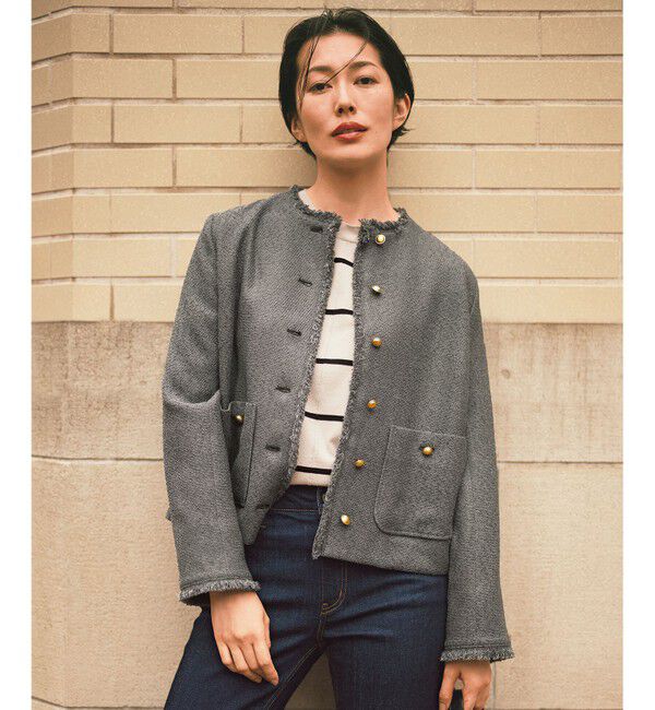 自由区「【WEB限定カラーあり】レーヨンストレッチ ニットT」|ニット・セーター|