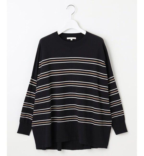 自由区「【WEB限定カラーあり】レーヨンストレッチ ニットT」|ニット・セーター|