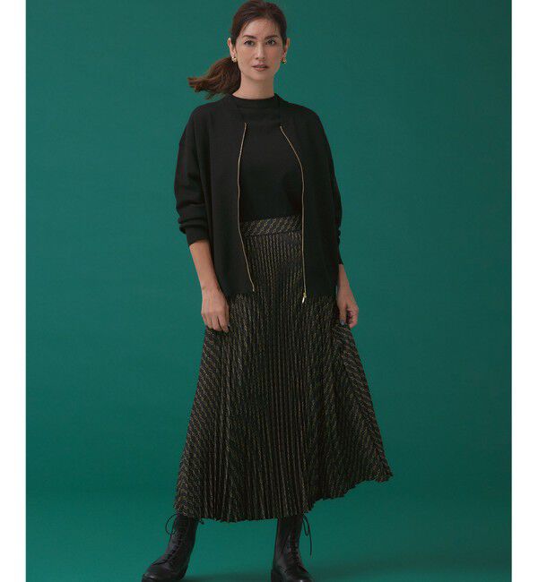 23区「【洗える/アンサンブル対応】ヴィスコースストレッチ 半袖 ニット」|カーディガン|