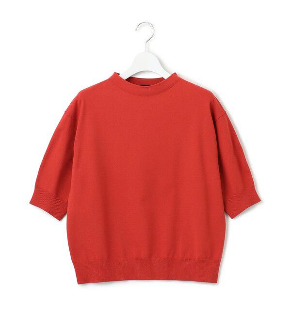 23区「【洗える/アンサンブル対応】ヴィスコースストレッチ 半袖 ニット」|カーディガン|