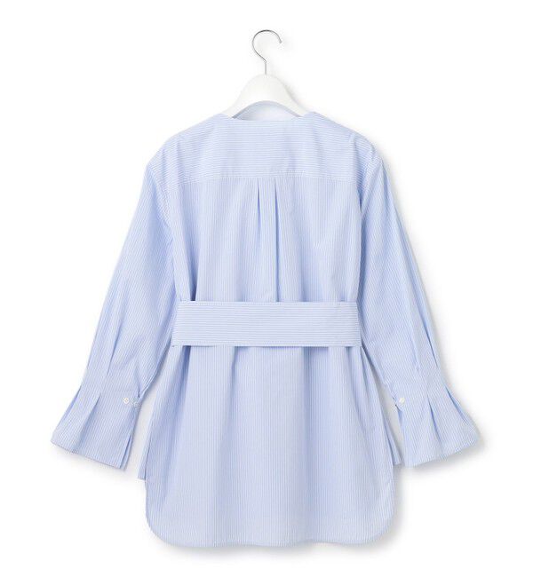 23区「CANCLINI スキッパーベルト付き ブラウス」|シャツ・ブラウス|