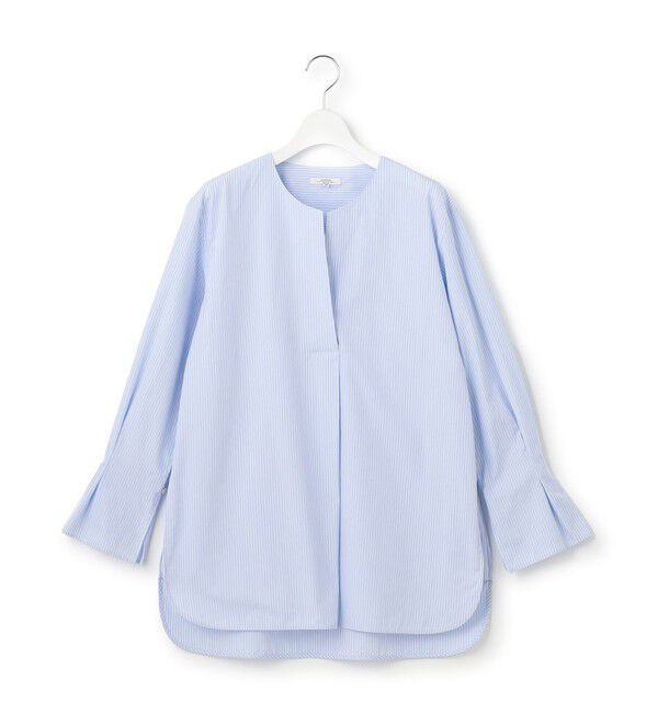 23区「CANCLINI スキッパーベルト付き ブラウス」|シャツ・ブラウス|