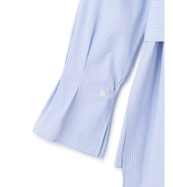 23区「CANCLINI スキッパーベルト付き ブラウス」|シャツ・ブラウス|