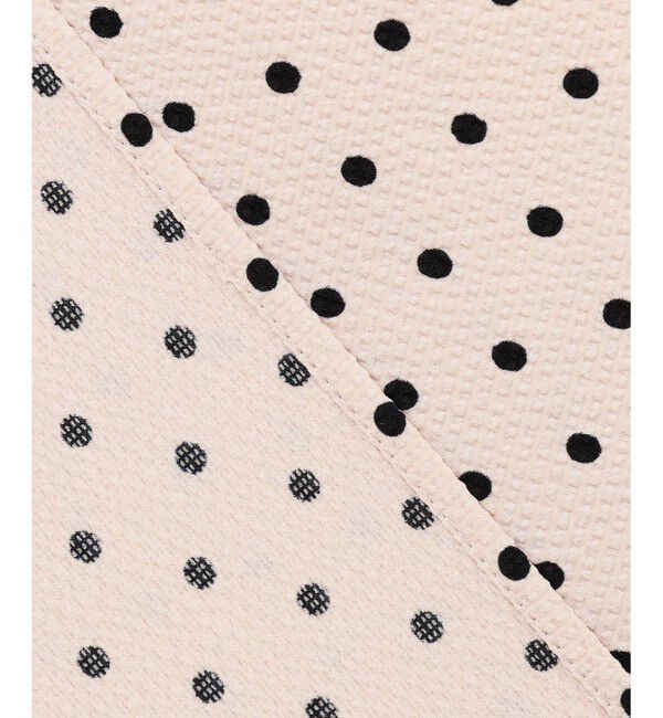 23区「【WEB&一部店舗限定/洗える】ドットプリント サッカー ブラウス」|シャツ・ブラウス|