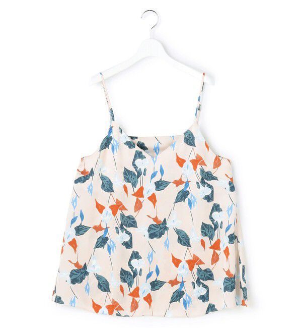 23区「カラーリリープリント キャミソールブラウス」|シャツ・ブラウス|