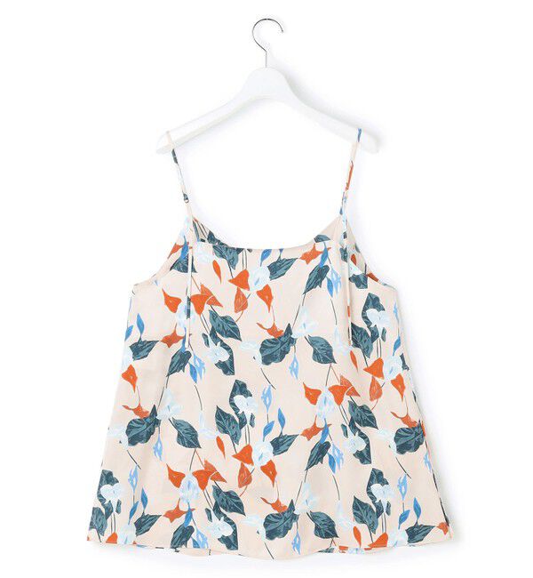 23区「カラーリリープリント キャミソールブラウス」|シャツ・ブラウス|