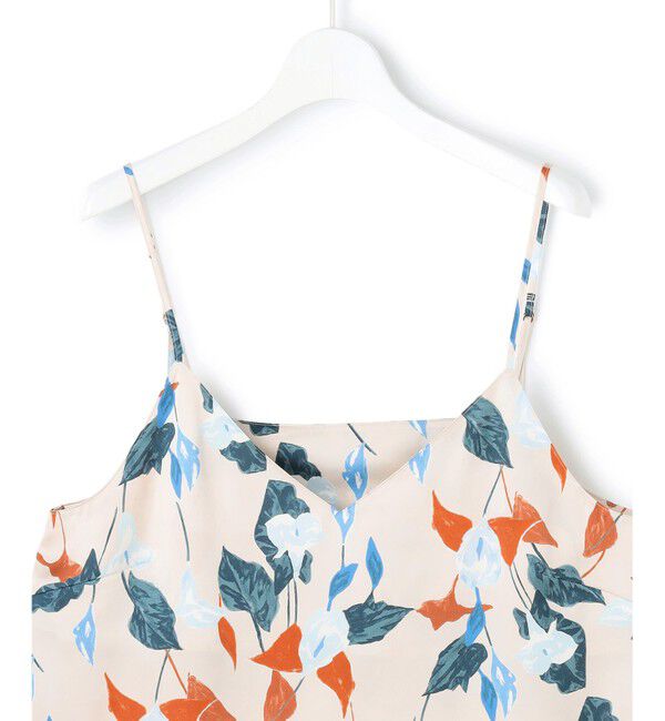 23区「カラーリリープリント キャミソールブラウス」|シャツ・ブラウス|