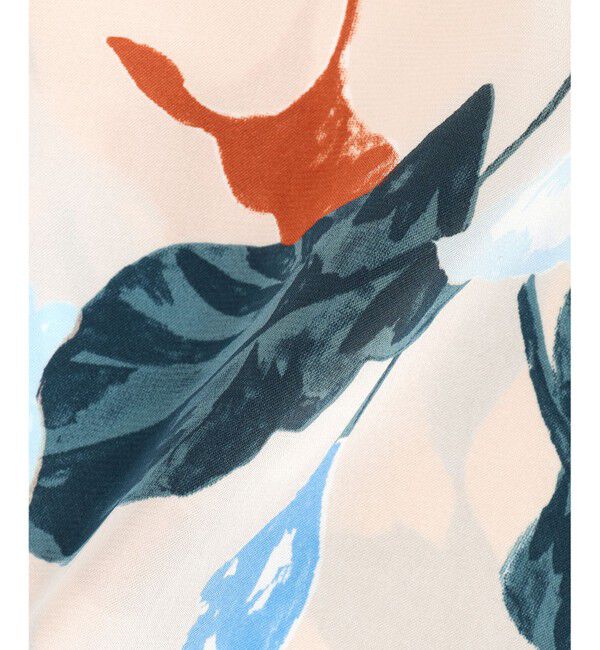 23区「カラーリリープリント キャミソールブラウス」|シャツ・ブラウス|