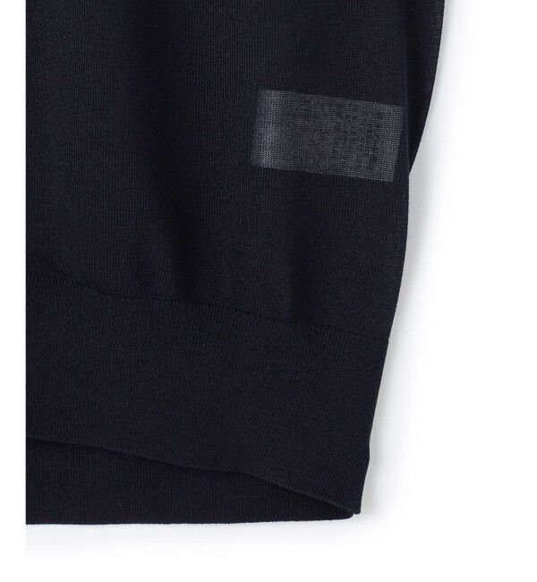 23区「シャイニーシアーニット ジップアップ パーカー」|パーカー|