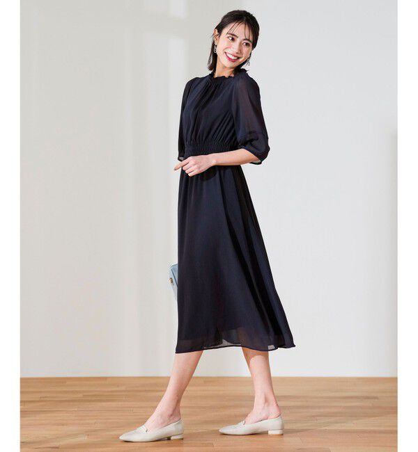 ANY SIS「シアーシャーリング ワンピース」|ワンピース|