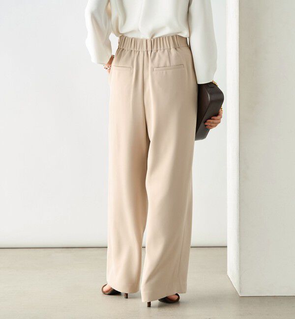 NOLLEY'S「《セットアップ対応》ウォッシャブルダブルクロスワイドパンツ」|その他|