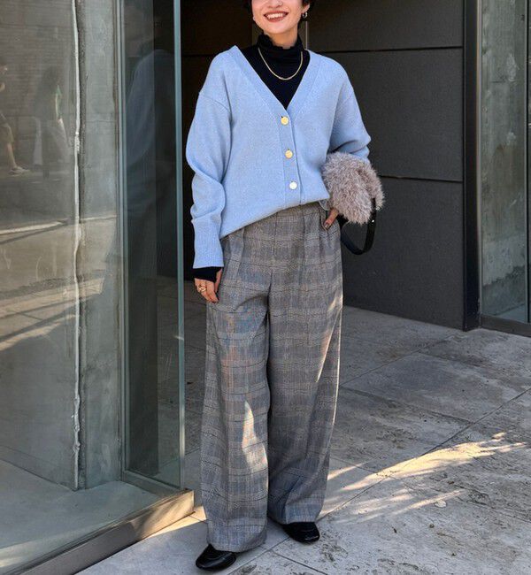 NOLLEY'S「《セットアップ対応》ストレッチツイルワイドパンツ」|その他|