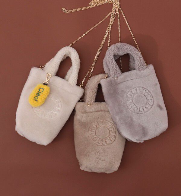 NOLLEY'S「ムートン刺繍バッグ　made in Italy」|トートバッグ|