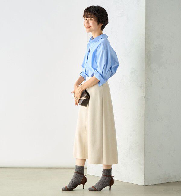 NOLLEY'S sophi「スエードダンボールフレアスカート」|フレア|