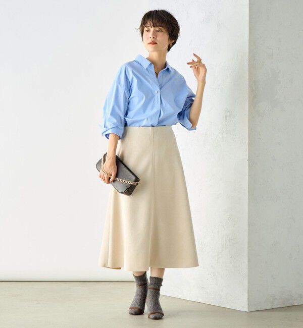 NOLLEY'S sophi「スエードダンボールフレアスカート」|フレア|