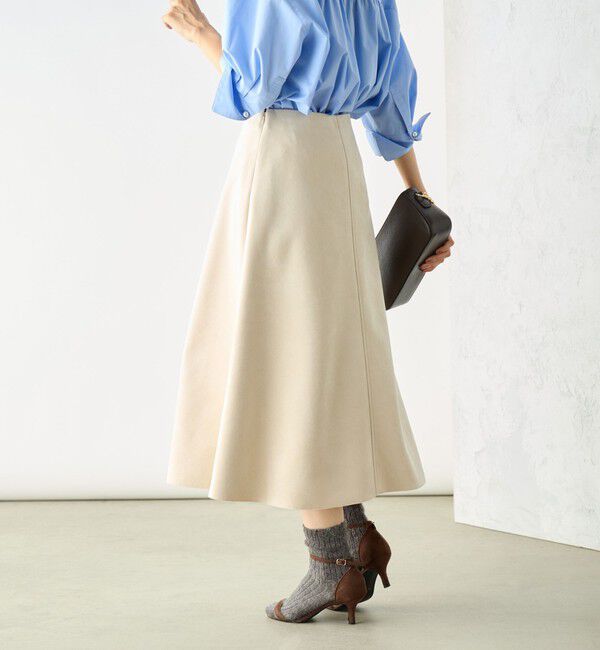 NOLLEY'S sophi「スエードダンボールフレアスカート」|フレア|