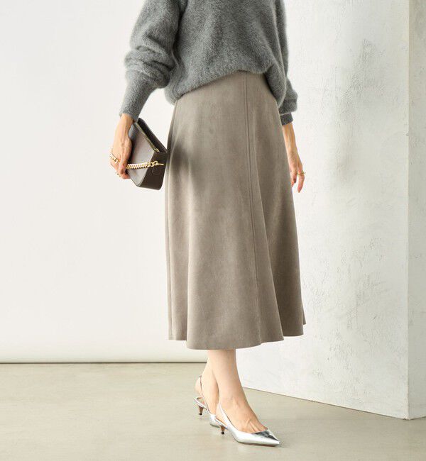 NOLLEY'S sophi「スエードダンボールフレアスカート」|フレア|