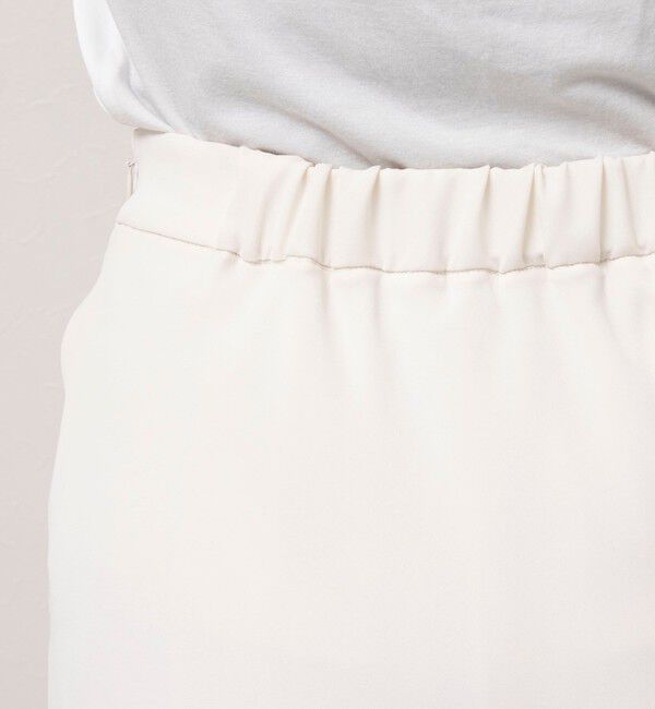 NOLLEY'S sophi「【追加】《オールシーズン対応》ウォッシャブルマットサテンナロースカート」|スカート|