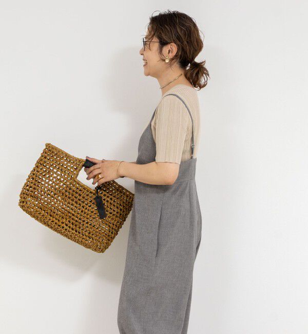 NOLLEY'S「【BAGMATI/ バグマティ】ラフィアかごバッグ【PR林☆別注アイテム】」|かごバッグ|
