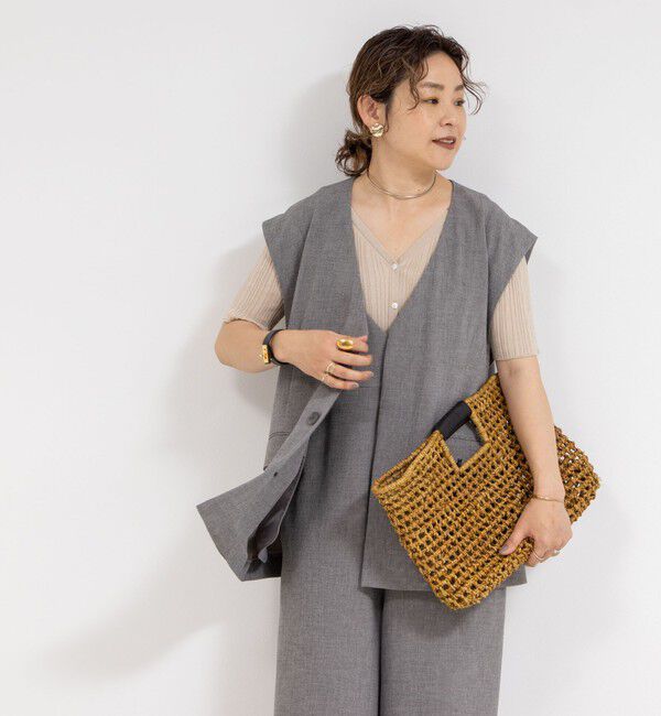 NOLLEY'S「【BAGMATI/ バグマティ】ラフィアかごバッグ【PR林☆別注アイテム】」|かごバッグ|