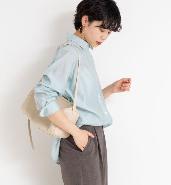 NOLLEY'S sophi「《セットアップ対応》シアーローン２WAYシャツ」|シャツ・ブラウス|