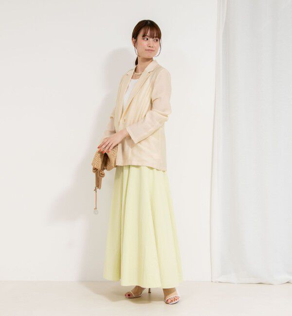 NOLLEY'S sophi「ウォッシャブルシアーシルクライトジャケット」|テーラードジャケット|