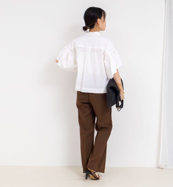 NOLLEY'S「ウォッシャブルハイスペック裾フレアパンツ」|その他|