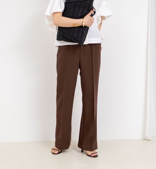 NOLLEY'S「ウォッシャブルハイスペック裾フレアパンツ」|その他|