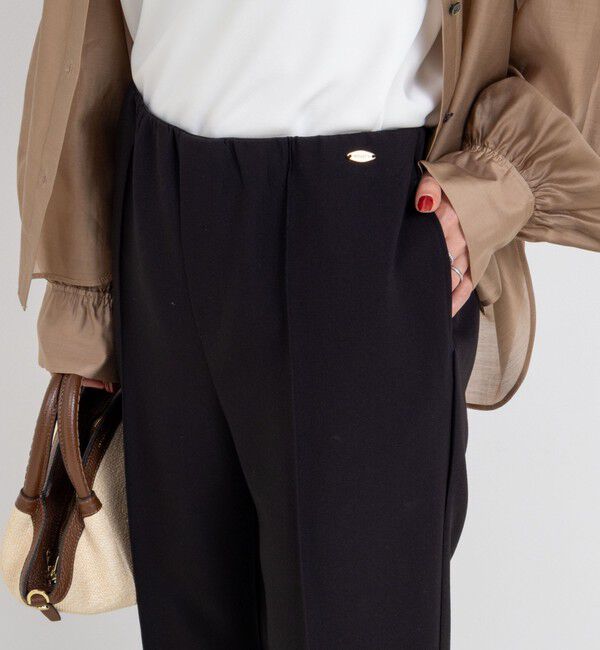 NOLLEY'S「ウォッシャブルハイスペック裾フレアパンツ」|その他|