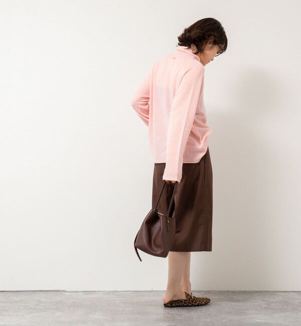 Rie Miller「【WEB&一部店舗限定】PUREカシミヤタートルネックニット」|ニット・セーター|