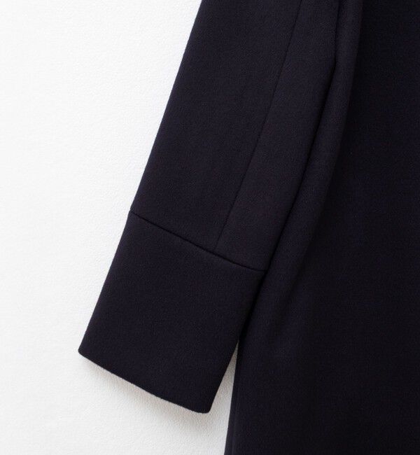 NOLLEY'S「ブローチ付きAラインノーカラーコート」|ノーカラーコート|