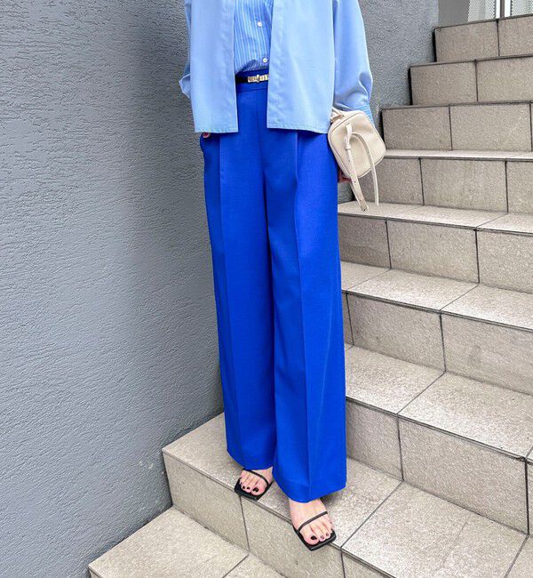 NOLLEY'S「ウォッシャブルドライツイルワイドパンツ」|その他|