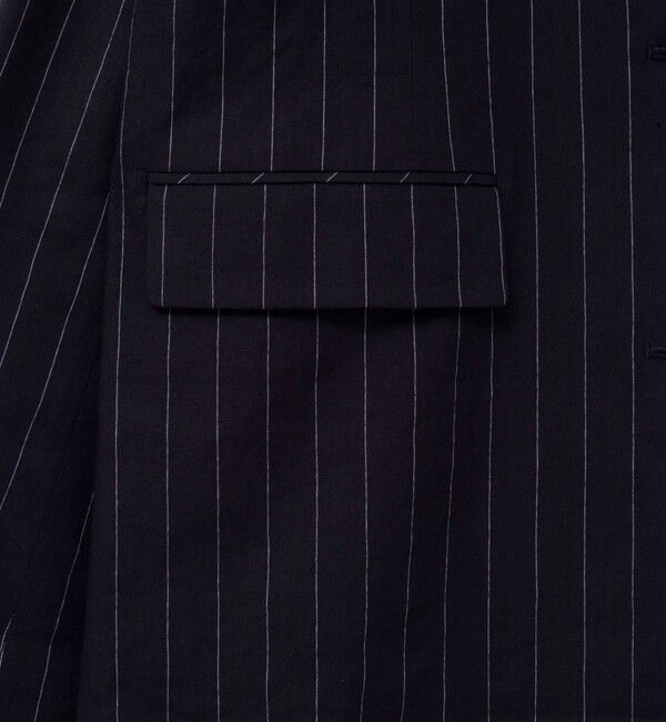 NOLLEY'S「【WEB＆一部店舗限定色アイテム】ウォッシャブルストライプオーバージャケット」|テーラードジャケット|