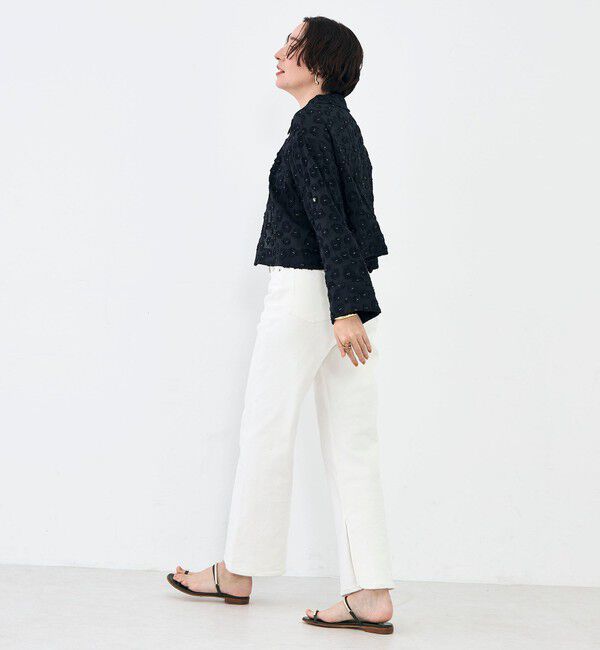 NOLLEY'S「【KIRYU】ウォッシャブル花柄ジャガードシャツ」|シャツ・ブラウス|