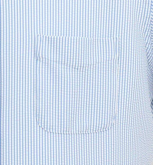 NOLLEY'S goodman「《ビジカジ対応》トリコットサッカーテープBD SS 半袖ボタンダウンシャツ 26SS」|シャツ・ブラウス|