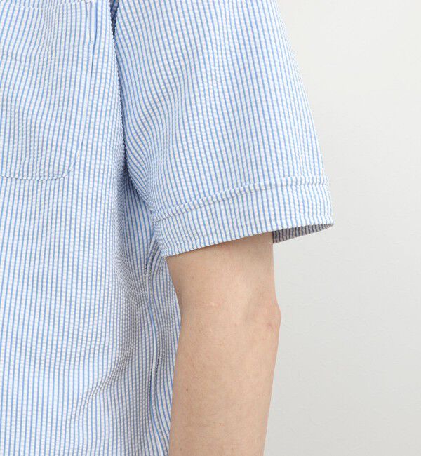 NOLLEY'S goodman「《ビジカジ対応》トリコットサッカーテープBD SS 半袖ボタンダウンシャツ 26SS」|シャツ・ブラウス|