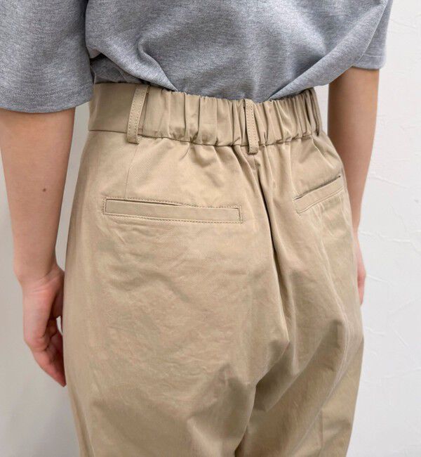 fredy emue「【低身長サイズ34有り】チノタックパンツ」|チノ|