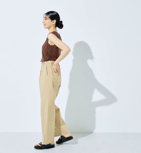 fredy emue「リネン混ノースリーブニットプルオーバー」|タンクトップ|