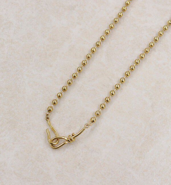 fredy emue「ステンレスボールチェーンフックネックレス」|ネックレス|