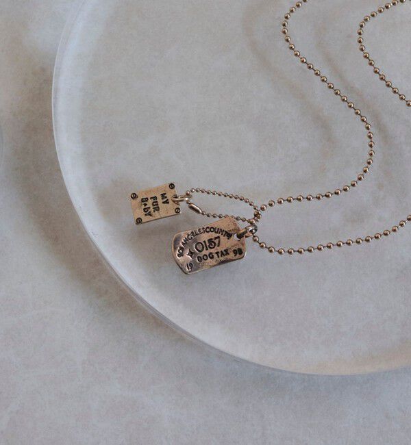 fredy emue「アンティークタグネックレス」|ネックレス|