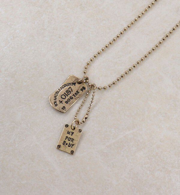 fredy emue「アンティークタグネックレス」|ネックレス|