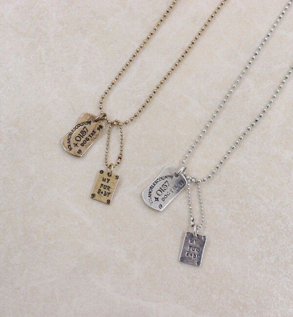 fredy emue「アンティークタグネックレス」|ネックレス|