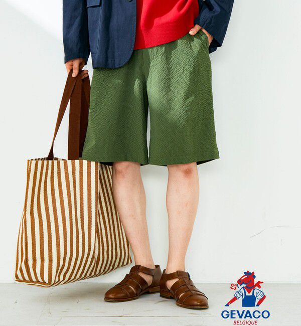 GLOSTER「【GEVACO/ゲバコ】イージーハーフパンツ」|その他|オリーブ