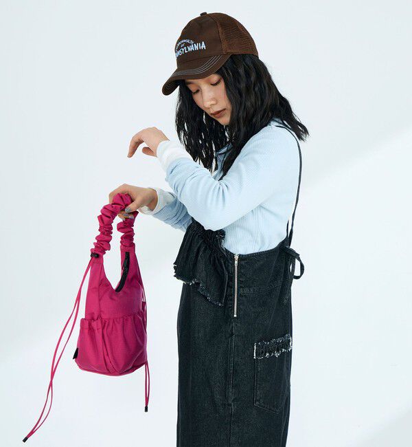 fredy emue「フリルデニムサロペット」|オールインワン|