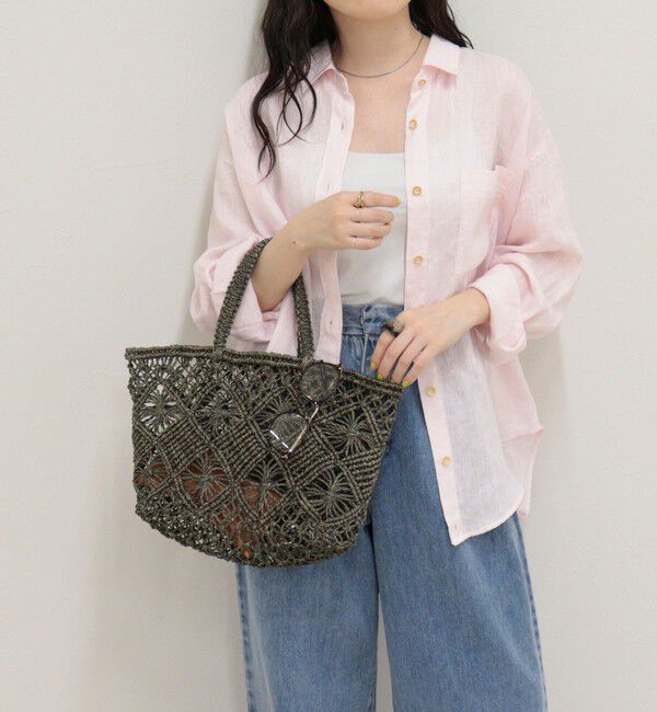 fredy emue「【BAGMATI/バグマティ】柄編みアバカトート」|トートバッグ|