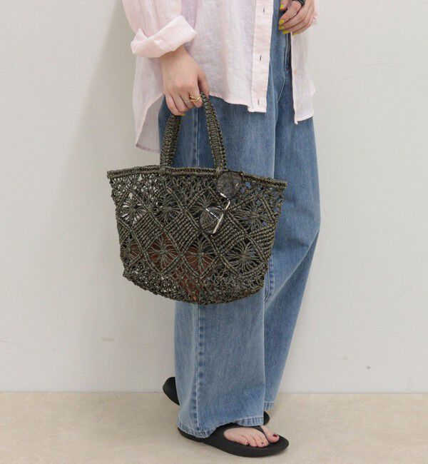 fredy emue「【BAGMATI/バグマティ】柄編みアバカトート」|トートバッグ|