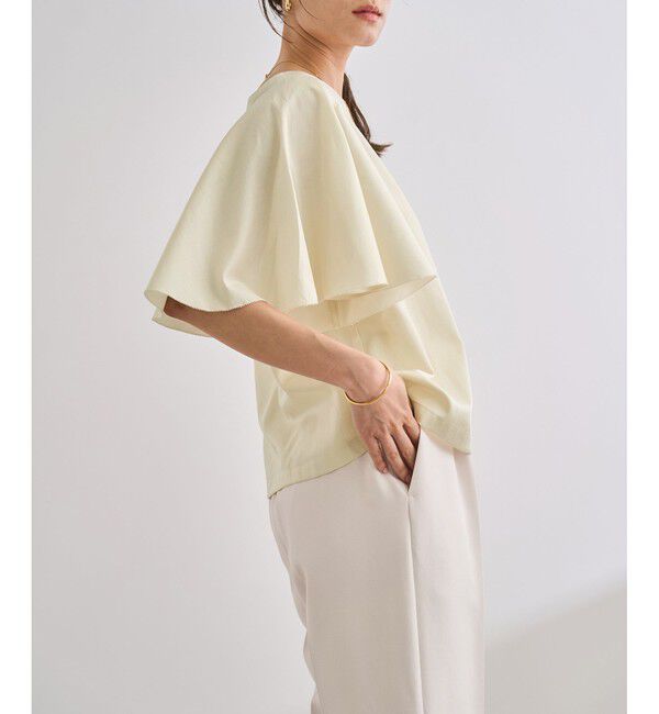 ROPE「【洗える】フレアスリーブオーバーブラウス【WEB・一部店舗限定】」|シャツ・ブラウス|