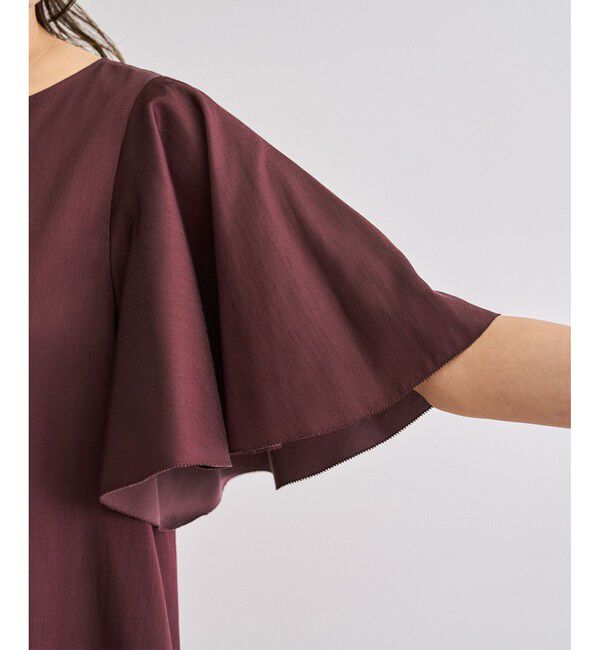 ROPE「【洗える】フレアスリーブオーバーブラウス【WEB・一部店舗限定】」|シャツ・ブラウス|