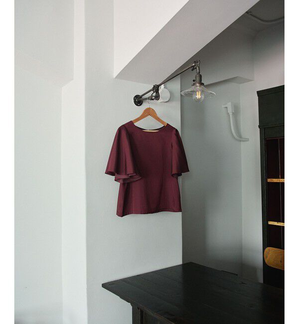 ROPE「【洗える】フレアスリーブオーバーブラウス【WEB・一部店舗限定】」|シャツ・ブラウス|